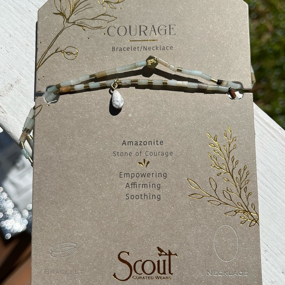 Scout Amazonite Courage Bracelet/Necklace
